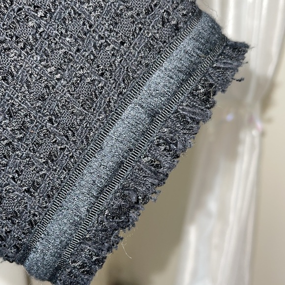 NWOT- Talbots petites black twill button up jacket. Black size 12P - Picture 5 of 6